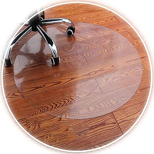 CYGG Transparent Non-Slip Round PVC Floor Protector Mat