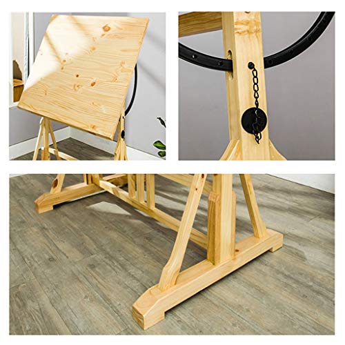 Adjustable Drawing Craft Table,with Adjustable Height for Art Design Drawing Writing Painting Crafting Drafting Work and Study
