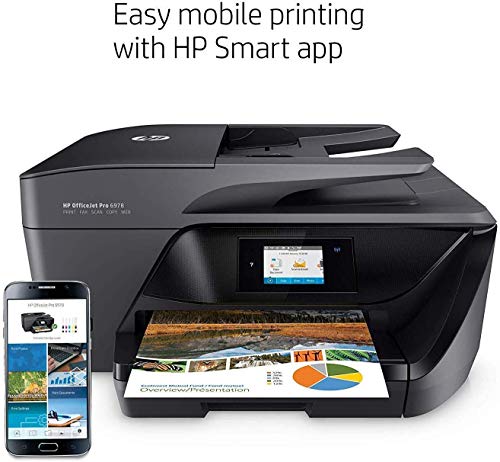 HP OfficeJet Pro 6978 All-in-One Wireless Printer, HP Instant Ink or Amazon Dash replenishment ready (T0F29A)