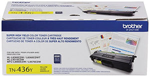 Brother TN436BK, TN436C, TN436Y, TN436M 4-Color Super High Yield Toner Cartridge Set