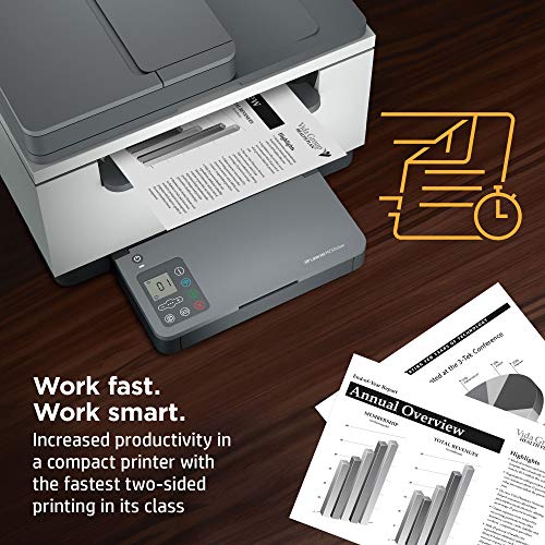 HP LaserJet MFP M234sdwe Wireless Black & White Printer with bonus 6 free months Instant Ink with HP+ (6GX01E)