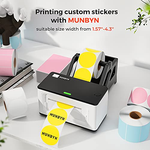 MUNBYN Shipping Label Printer, 4x6 Label Printer for Shipping Packages, USB Thermal Printer for Shipping Labels Home Small Business, Compatible with Etsy, Shopify, Ebay, Amazon, FedEx, UPS, USPS