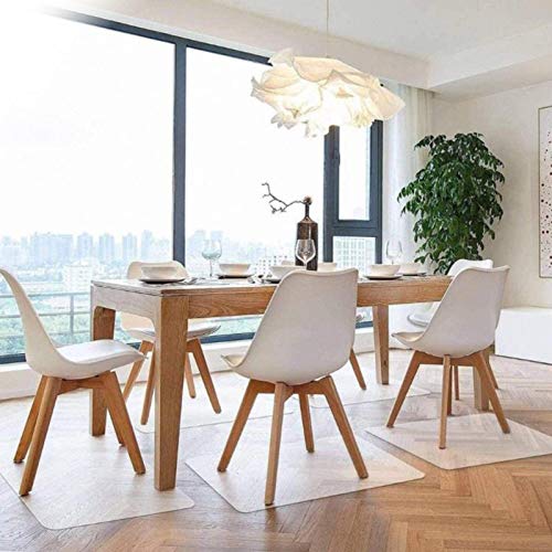 CHHD Transparent Office Chair Mat, Hard Floor Protector Pad, Clear PVC Non-Slip Mat - 4 Thickness Options (200x300cm)