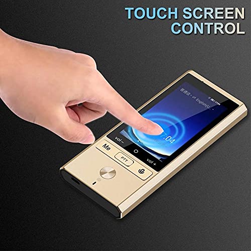 None SMFYQ 107 Languages Real Time Translation Smart Voice Translator +GPS+BT (Silver Grey)