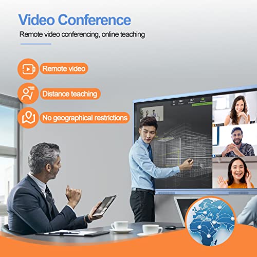 JYXOIHUB Smart Board Collaboration Hub 55 Inch 4K UHD Digital Whiteboard with Dual OS, Touch Screen Interactive - Classroom/Business