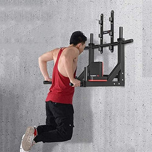 SJNQJJ Pull Ups Wall Mounted Pull Up Bar Multifunctional Thicken Chin Pull Up Bar for Home Gym Strength Training Equipment