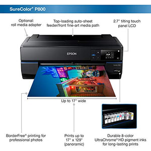 Epson SureColor P800 17" Inkjet Color Printer