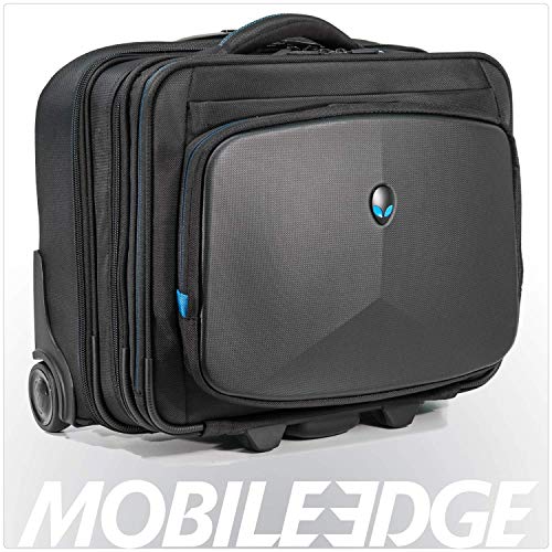 Mobile Edge Alienware Vindicator Bag Rolling Laptop Case 13 Inch to 17 Inch Black AWVRC1