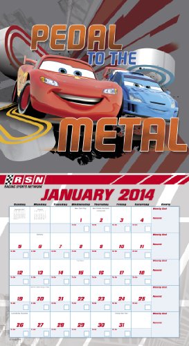 2014 Disney's Cars Wall Calendar
