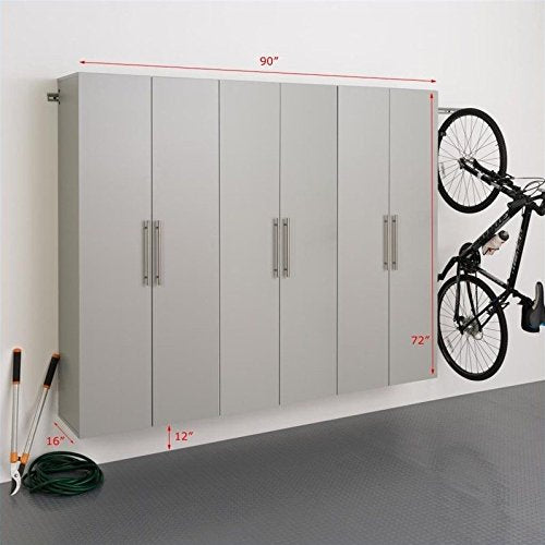 Prepac, Gray, Satin Nickel