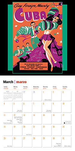 Cuba Calling 2018 Calendar: Vintage Travel Posters