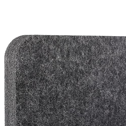ReFocus™ Raw Freestanding Acoustic Room Divider 3 Pack – Reduce Noise and Visual Distractions with This Lightweight Room Separator (Ash Gray, 24" X 62")