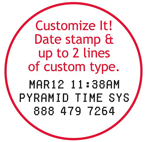 Pyramid 3600ss SmartSite Time Clock and Document Stamp - Made in USA