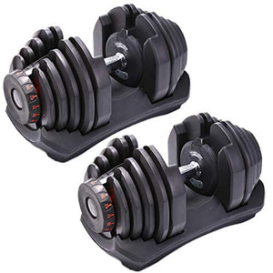 DatingDay 90Lbs Adjustable Dumbbells,Adjustable Dumbbell Weight Set,Can Be Used As Dumbbells for Gym Work Out Home Training Suitable for Men and Women (Single)