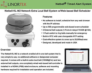 Netbell-KL-M2 Automatic All-in-One Extra Loud Break Bell System