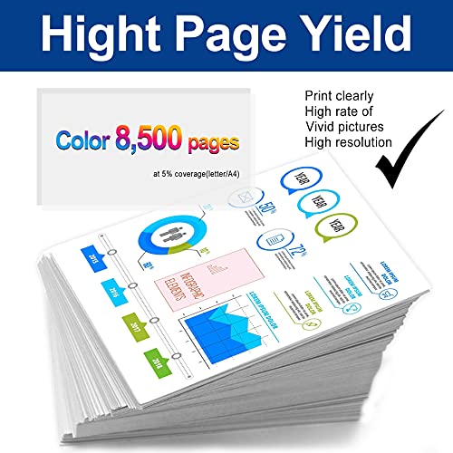 High Yield Cyan 504A CE251A Remanufactured Toner Cartridge Replacement for HP Color CP3525(CC468A) CP3525n(CC469A) CP3525dn(CC470A) CM3530 MFP(CC519A) CM3530FS MFP(CC520A) Printer (2 Pack)