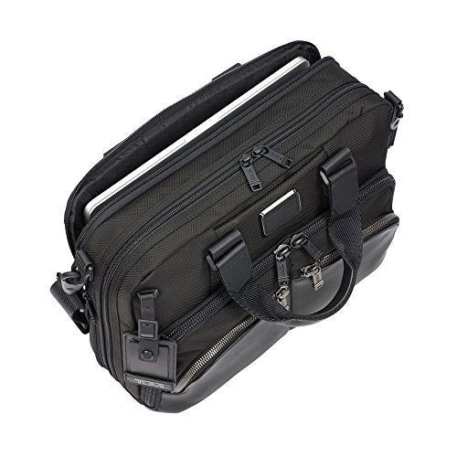 TUMI - Alpha Bravo Albany Laptop Slim Commuter Brief Briefcase - 14 Inch Computer Bag for Men and Women - Black