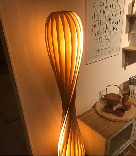 Japanese Style Floor Lamp Lantern Teahouse Art Retro Cloth Art