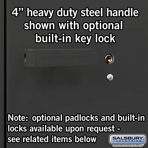 Salsbury Industries Standard Heavy Duty Storage Cabinet, 78 18-Inch, Black