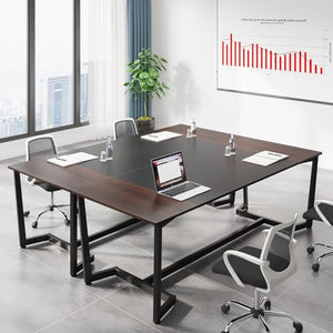 Tribesigns 13FT Conference Table for 10-14 Person, Modern Rectangular Office Meeting Table
