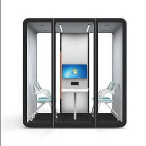 Generic Mobile Office Pod/Booth - X-Large Stand Up Meeting Room for Conference Calls