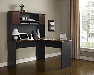 Ameriwood Home The Works L Desk, Cherry