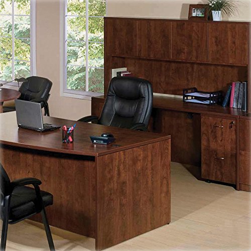 Lorell 69435 Cherry Credenza Shell, 60" x 24" x 29.5