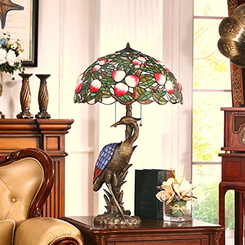 FASNA Art Deco Tiffany Hand-Made Table Lamp 20 Inch