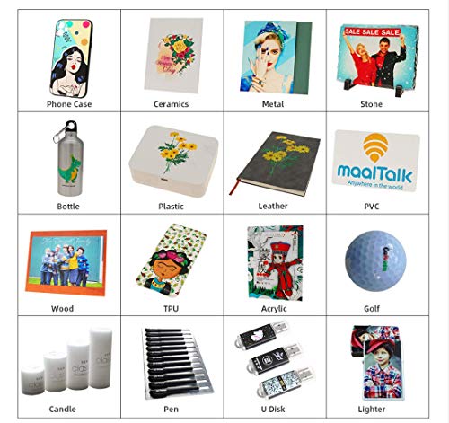 UV Printer A4 Size UV Flatbed Printer for Bottle, Phone Case, Lighter, TPU, PVC, Metal, Wood