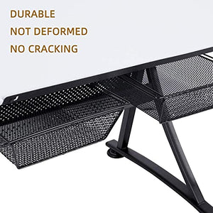VejiA Drafting Table with Storage, Height Adjustable & Tiltable Art Desk, PVC Panel Drawing Desk