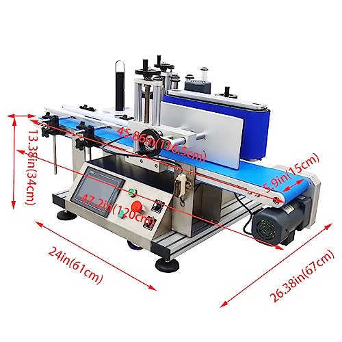 HQHAOTWU Automatic Round Bottle Labeling Machine