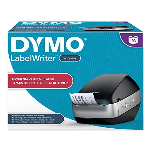 DYMO LabelWriter Wireless Label Printer, USB 2.0, WiFi Connectivity, 600 x 300 dpi