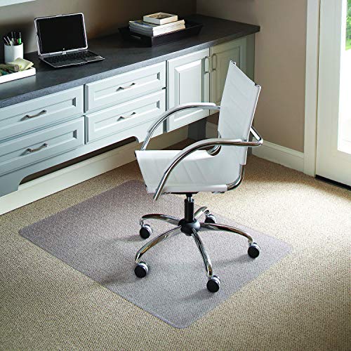 American Floor Mats Chair Mat for Medium Pile Carpet | AnchorBar Cleats | Made in USA | 25-Pack (46" x 60" Rectangle)