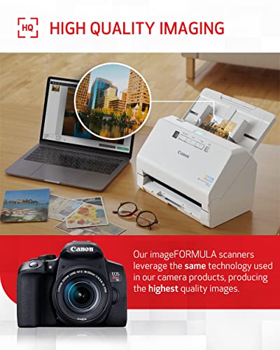 Canon RS40 Photo and Document Scanner | Auto Document Feeder | Windows & Mac | USB Interface | 1200 DPI | High Speed