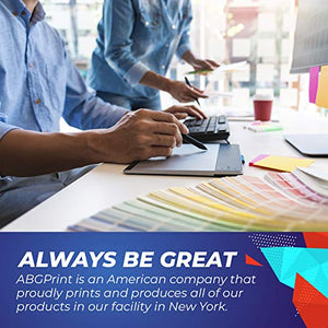 Customized Folder from ABGPrint – Personalized Folder with Custom Text - File Folder for Students & Professionals – Great Presentation Tool for Schools & Businesses - (100 Pack)