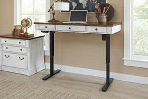 Martin Furniture IMDU384T-Kit Durham Sit/Stand Desk, White