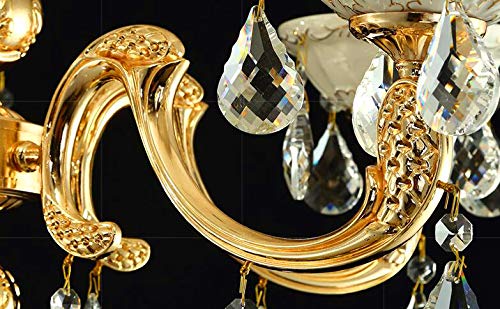 Zinc Alloy Heavy Base Crystal Floor Lamp Ground Lamp Light Chandelier