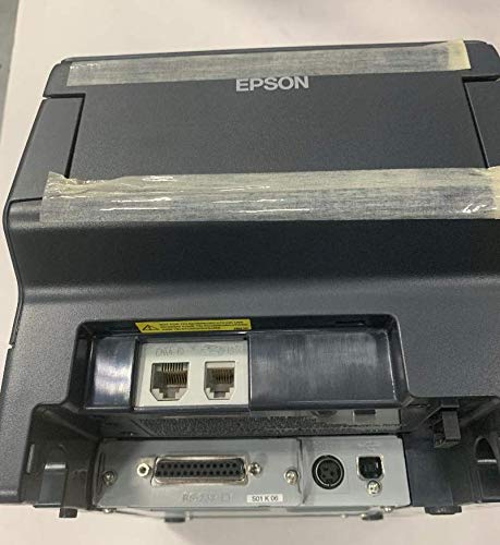 Epson C31CB25024 TM-H6000IV Multifunction Printer, 9 Pin, MICR and Endorsement, Serial and USB Interfaces, Without PS-180, Dark Gray (Renewed)