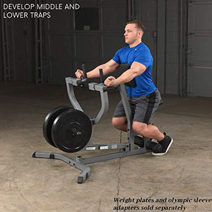 Body-Solid GSRM40 Adjustable Seated Row Machine for LAT and Back Workouts, Commercial and Home Gym Equipment