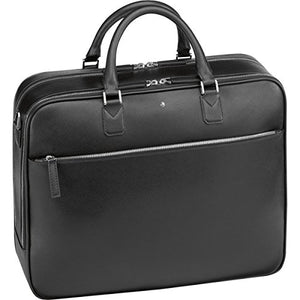 Montblanc Sartorial Large Document Case - Black 113180 Small defect with inside packet zipper (reflected in price)