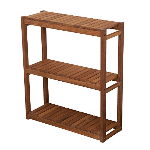 Plantation Teak Three Tiered Shelf