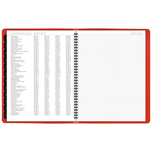 AT-A-GLANCE Weekly / Monthly Appointment Book / Planner 2017, 8-1/4 x 10-7/8", Contempo Fashion, Color Selected For You May Vary (70-940X-00)