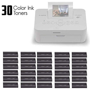 10 Pack Canon KP-108IN / KP108 Color Ink Paper includes 1080 Ink Paper sheets + 30 Ink toners for Canon Selphy CP1300, CP1200, CP910, CP900, cp770, cp760 Compact Photo Printers