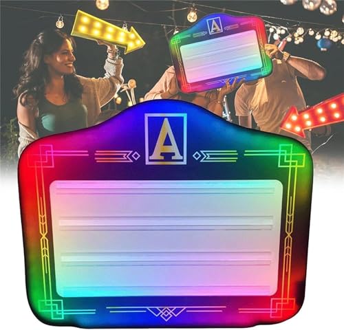 Generic LED Club Bottle Presenter with Color Letter Billboard, Hand-Held Luminous Design - Perfect for Club Party Bar VIP Service