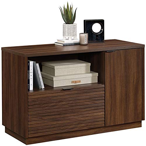 Sauder Englewood File Credenza, Spiced Mahogany Finish