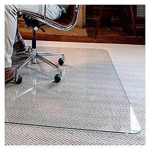 ZWYSL Clear Rectangle Office Chair Mat - Sound Absorbent, Scratch Resistant - 180x250cm