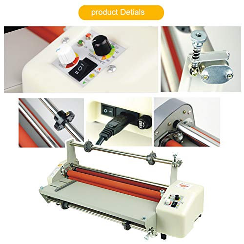 Welljoin NEW 17.5" Laminator Four Rollers Roll Laminating Machine Hottest8460T