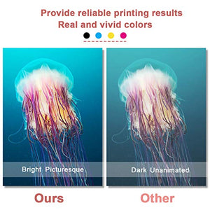 4 Pack Remanufactured Ink Cartridge Replacement for HP 972A Ink Work with PageWide 452dn 452dw 552dw 477dn 477dw 577dw 577z MFP P57750DW MFP P55250DW Printers (1BK+1C+1M+1Y) - by VaserInk