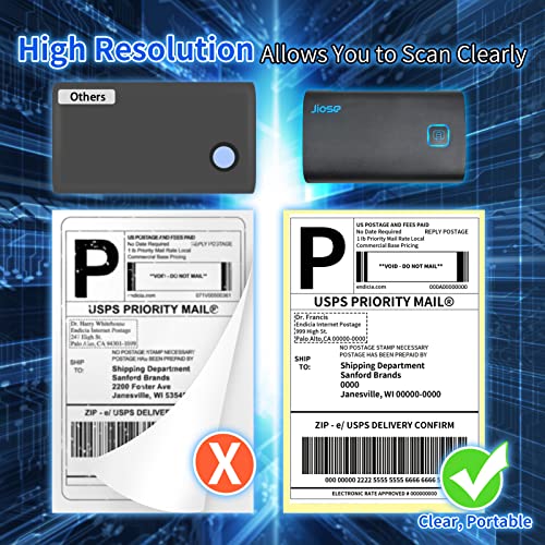 Thermal Label Printer, Jiose 162mm/s 4X6 Desktop USB Shipping Label Printer for Shipping Packages Mailing Home Small Business, Compatible with Amazon, Ebay, Etsy, Shopify, FedEx, UPS