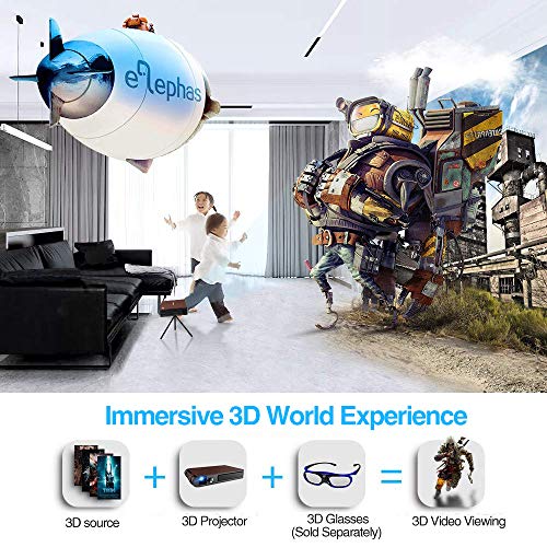 2020 Mini Pocket Wifi Projector 3D DLP 3600 Lumens Digital HD LED Portable Wireless Movie Projector with Battery Support 1080P Airplay HDMI USB Auto Keystone WXGA Home Theater Outdoor Video Proyector
